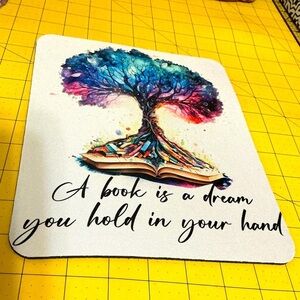 Hand pressed Sublimation Mouse Pad, Brand New!